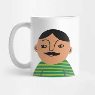 Mexican Guy with Mustache Mug